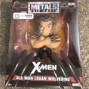 Marvel Die Cast X-men OLD MAN LOGAN WOLVERINE Marvel Loot Crate Exclusive.